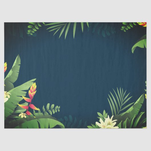 Hawaiian Print Tissuepapier (Voorkant)