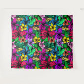 Hawaiian Print Wandkleed (Voorkant (horizontaal))