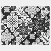 hawaiian quilt print fleece deken (Voorkant (Horizontaal))