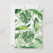 Hawaiian Radiant Tropical Floral Wreath RSVP (Dos)