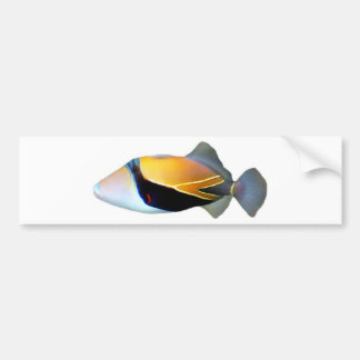Hawaiian Reef Trigger Fish Bumpersticker
