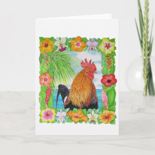 Hawaiian Rooster Kaart