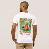 Hawaiian Rooster T-shirt (Achterkant volledig)