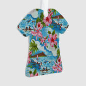 Hawaiian Scenes Aloha Shirt Ornament (voorkant)