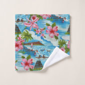 Hawaiian Scenes Bad Handdoek (Wasdoekje)