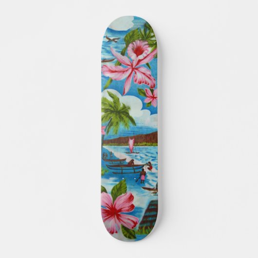 Hawaiian Scenes Skateboard (Voorkant)