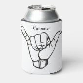 Hawaiian Shaka Brah Wave Thunder_Cove Blikjeskoeler (Blikje Achterkant)