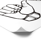 Hawaiian Shaka Brah Wave Thunder_Cove Poster (Hoek)