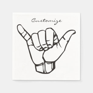 Hawaiian Shaka Brah Wave Thunder_Cove Servet