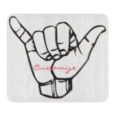 Hawaiian Shaka Brah Wave Thunder_Cove Snijplank (Voorkant)