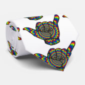 Hawaiian Shaka Psychedelic Thunder_Cove Stropdas (Opgerold)