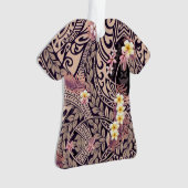 Hawaiian Sharktooth Tapa Fusion Ornament (voorkant)