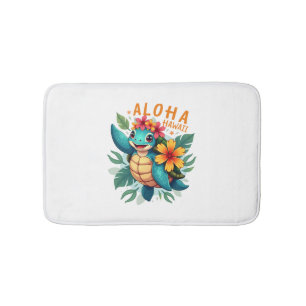 Hawaiian-Shirt Aloha Hawaii Zee Schildpad Meisje V Badmat