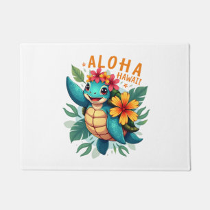 Hawaiian-Shirt Aloha Hawaii Zee Schildpad Meisje V Deurmat