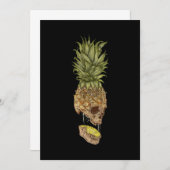 Hawaiian Skull Pineapple Summer Gift Aankondiging (Voorkant / Achterkant)
