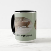 Hawaiian Squirrel (Asian Mongoose) Ringer Mok (Voorkant links)