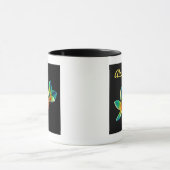 Hawaiian STUNNING Plumeria Aquarelle thème Mug (Centre)