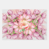 "Hawaiian Summer Florals" cadeaupapier (Voorkant)