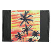 Hawaiian Sunset Coco Palms Kussensloop (Achterkant-Links)