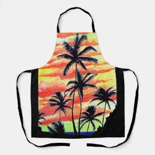 Hawaiian Sunset Coco Palms Schort