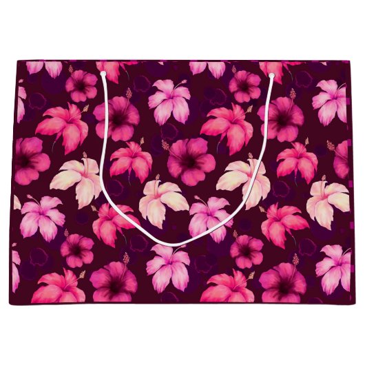 Hawaiian Sunset Glow : Sac cadeau Hibiscus (Devant)