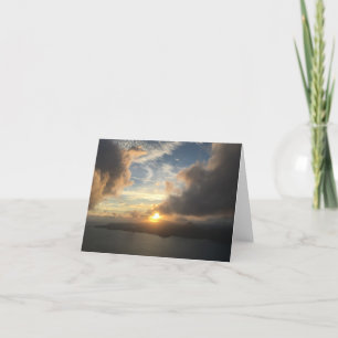 hawaiian sunset notecard kaart
