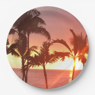 Hawaiian Sunset Photo Design Bord