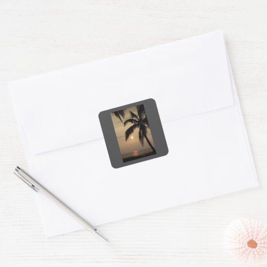 Hawaiian Sunset Sticker (Envelop)