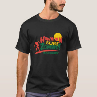 Hawaiian Surf Zombies Hawaii Scary Halloween Islan T-shirt