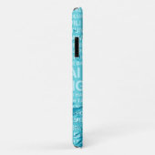 Hawaiian Surfer - Aqua Case-Mate iPhone Case (Achterkant/rechts)