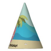 Hawaiian Surfer Girl Feesthoedjes (Rechts)