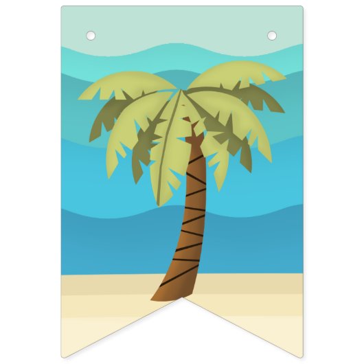 Hawaiian Surfer Girl Vlaggetjes (Eerste vlag)