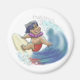 Hawaiian Surfer Magneet