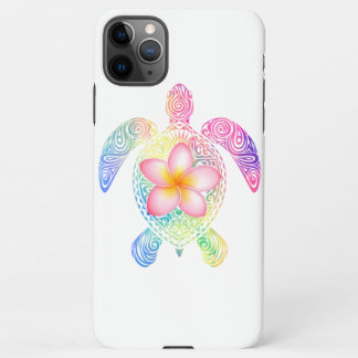 Hawaiian Tie Dye Zee Turtle T-shirt iPhone 11Pro Max Hoesje