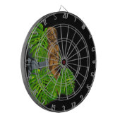 Hawaiian Tiki Dartboard Dartbord (Voorkant Links)