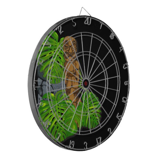 Hawaiian Tiki Dartboard Dartbord (Voorkant Links)
