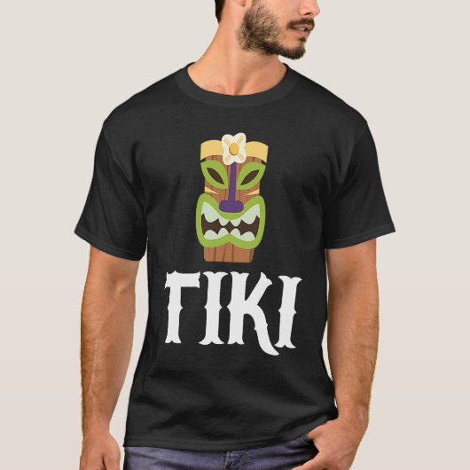 Hawaiian Tiki Pineapple Hawaii T-shirt (Voorkant)