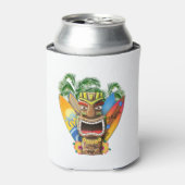 Hawaiian Tiki Surfing Blikjeskoeler (Blikje Voorkant)