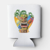 Hawaiian Tiki Surfing Blikjeskoeler (Achterkant)