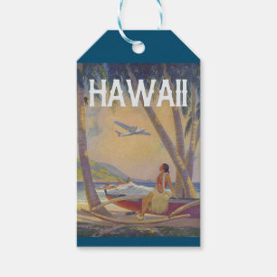  Hawaiian Travel - Hawaii Hula Dancer Cadeaulabel