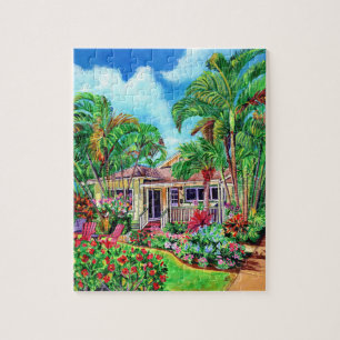 Hawaiian Tropical Beach House Puzzle Legpuzzel