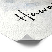 Hawaiian Tropical Fish Waterverf - Boxfish Poster (Hoek)