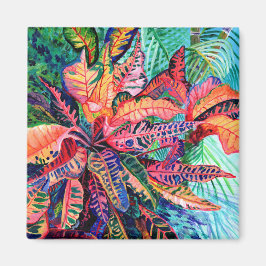 Hawaiian Tropical Leaves Magnet Magneet