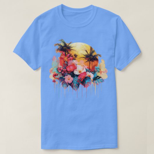 Hawaiian Tropical T-shirt (Design voorkant)