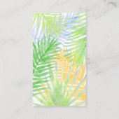 Hawaiian Tropical Toucan Baby shower Book Request Informatiekaartje (Achterkant)