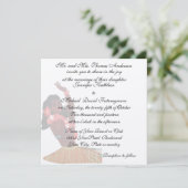 Hawaiian Tropical Wedding and Reception Kaart (Staand voorkant)