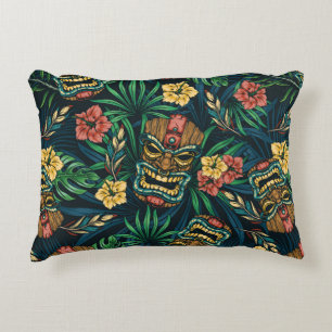 Hawaiian tropische kleurig naadloos patroon met t accent kussen