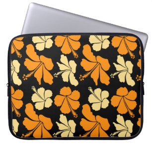 Hawaiian tropische natuurflorale naadloos patroon laptop sleeve