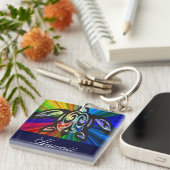 Hawaiian Turtle Honu Sleutelhanger (Voorkant Rechts)