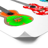 Hawaiian Ukulele Aloha Hawaii Poster (Hoek)